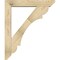 Ekena Millwork Olympic Slat Rough Sawn Bracket w/ Offset Brace, Douglas Fir, 6"W x 32"D x 38"H BKT0604X32X38OLY06RDF - alternate 4